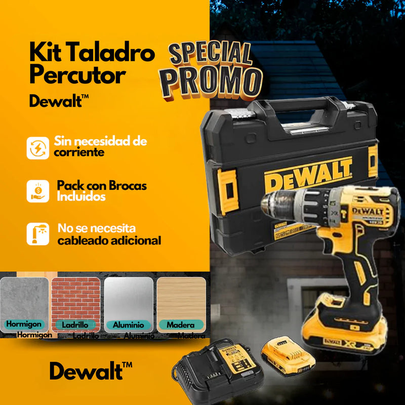 💥 Taladro Percutor Ultra Power – Listo para Cualquier Material – Descuento Único de Año Nuevo + Envío en 24–48h