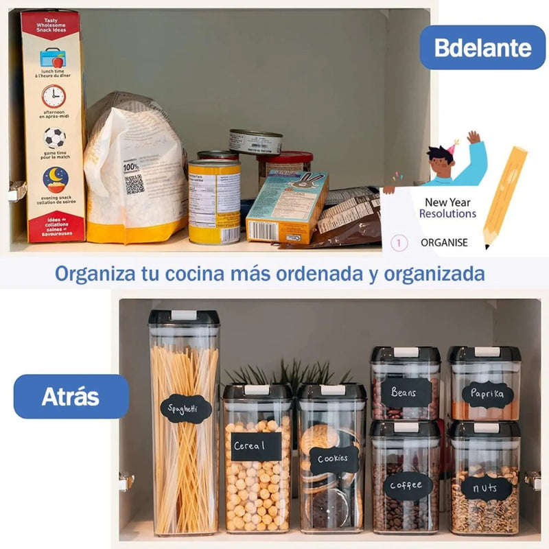 Kit de 7 Recipientes Herméticos